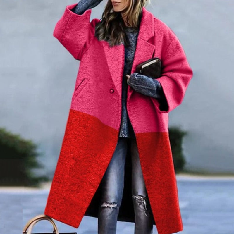 Stylische Damenjacke Längsmodell