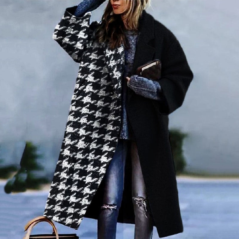 Stylische Damenjacke Längsmodell