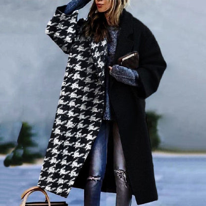 Stylische Damenjacke Längsmodell