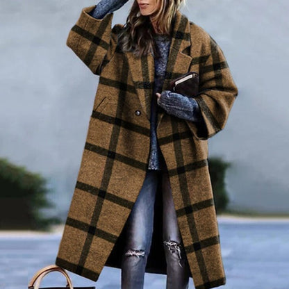 Stylische Damenjacke Längsmodell