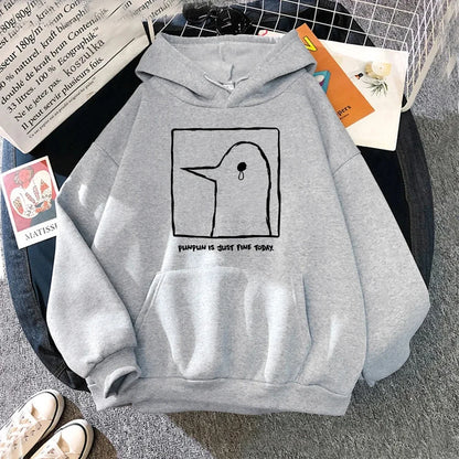 Stylische Hoodie Punpun Grafik