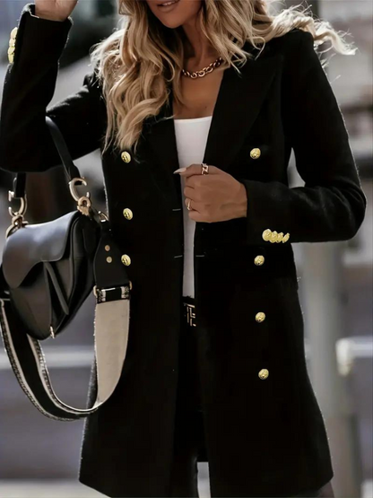 Eleganter Damen Wollmantel Winter