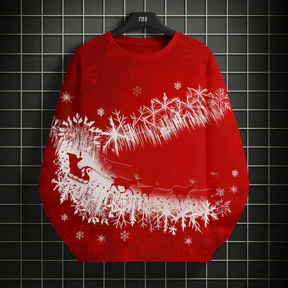 Weihnachts Sweatshirt Herren - Bequem & Einzigartig 3D Druck