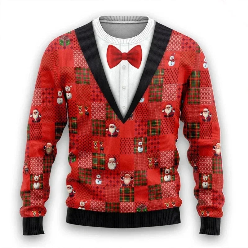 Weihnachtspullover 3D Design Warm & Stylish