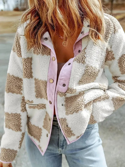 Winterjacke Lässig Chic Moderner Stil
