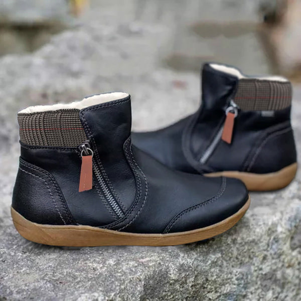 Kirsti - Warme Lederstiefel Winter