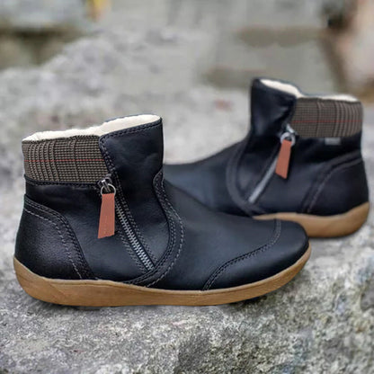 Kirsti - Warme Lederstiefel Winter