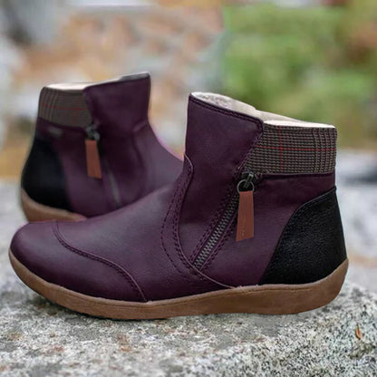 Kirsti - Warme Lederstiefel Winter