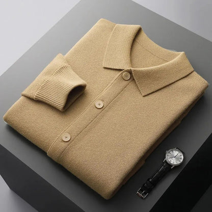 Warme Strickjacke Damen Wollig Knöpfe
