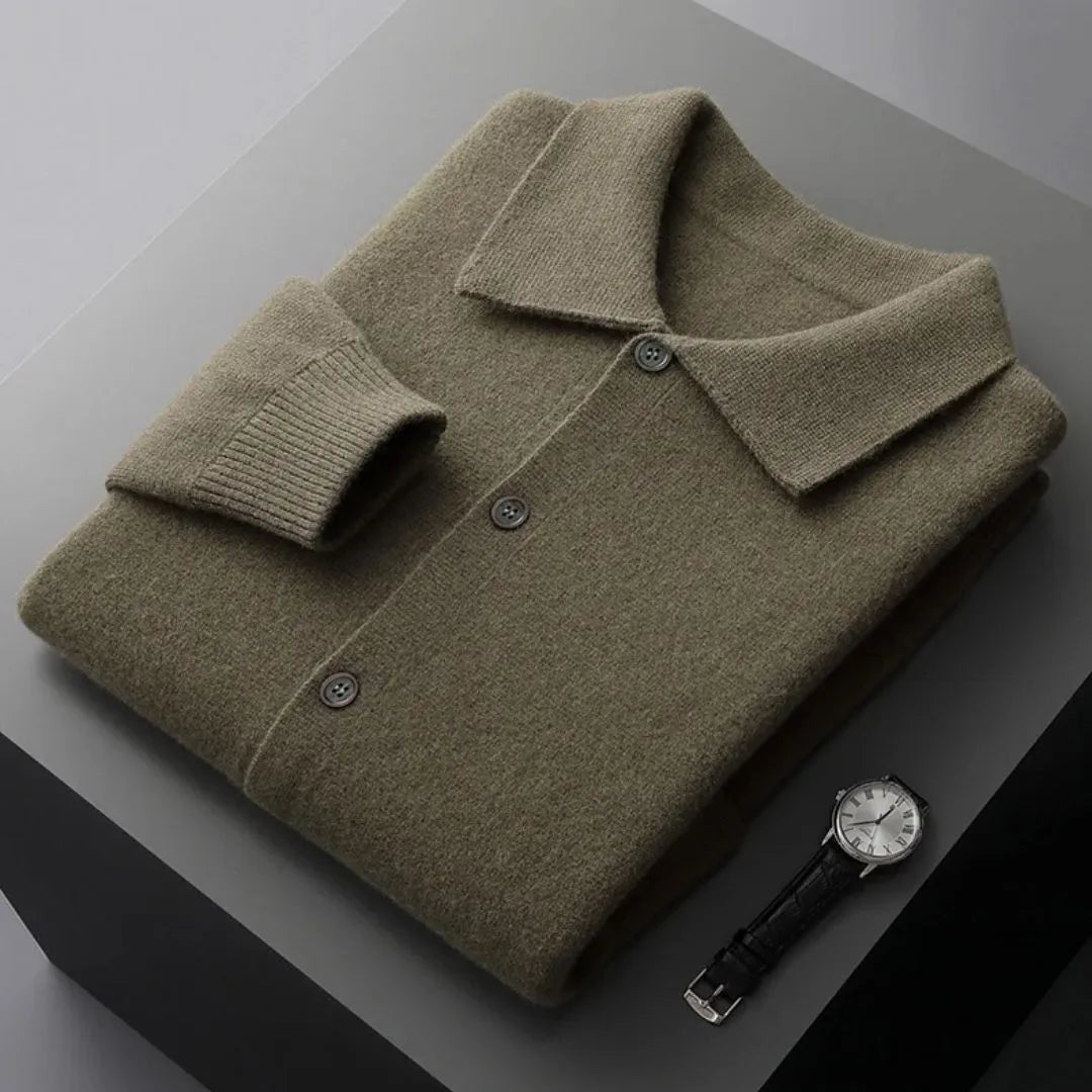 Warme Strickjacke Damen Wollig Knöpfe