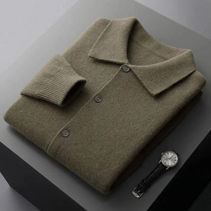 Warme Strickjacke Damen Wollig Knöpfe