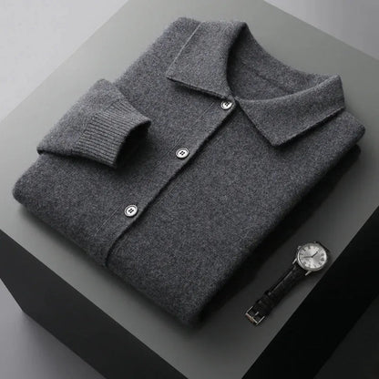 Warme Strickjacke Damen Wollig Knöpfe