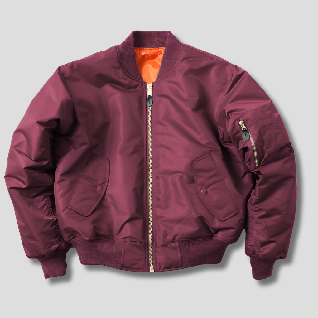 Unisex Bomberjacke Klassisch Damen Herren