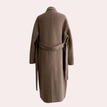 Warme Damenwintermantel Doppeltknöpfig - IdealeKleiden