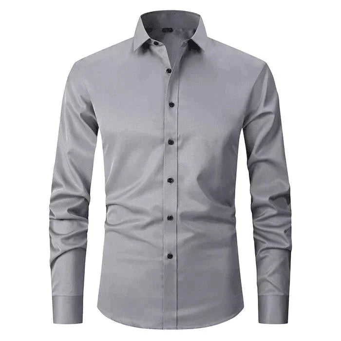 Herren Hemd Stretch Knitterfrei Modern