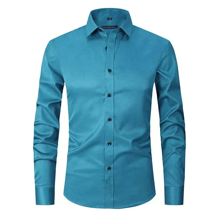 Herren Hemd Stretch Knitterfrei Modern