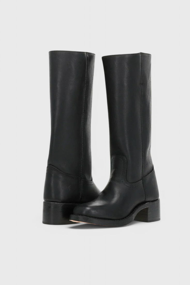 Damenstiefel Stilvoll Blockabsatz Schuhe