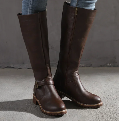 Damenschuhe Mit Schnalle Hoher Absatz