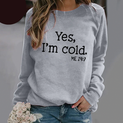 Herbst Pullover Damen Weich Bequem