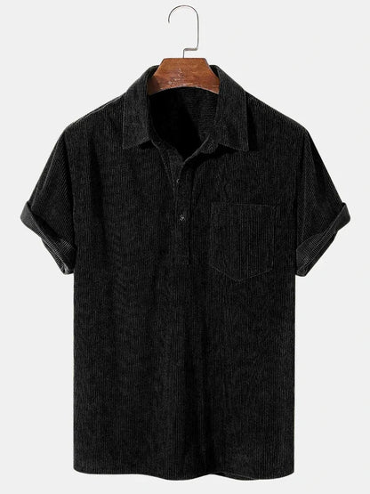 Herren Polohemd Kurzarm Lockere Passform