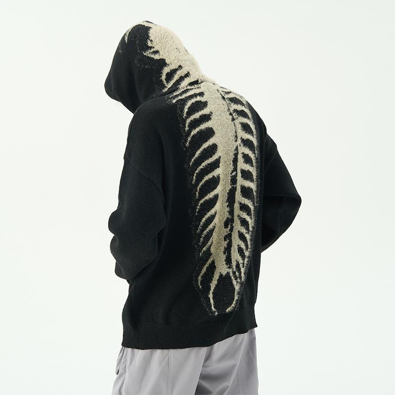Krabi - Strick-Pullover mit Kapuze