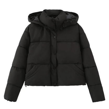 Herbstjacke Damen - Weiche Kapuzenjacke Baumwolle