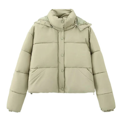Herbstjacke Damen - Weiche Kapuzenjacke Baumwolle
