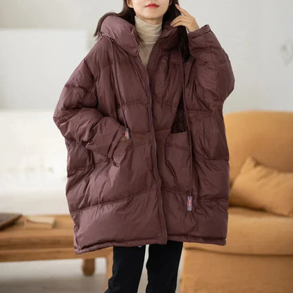Eleganter Damen Daunenmantel Warm Winter