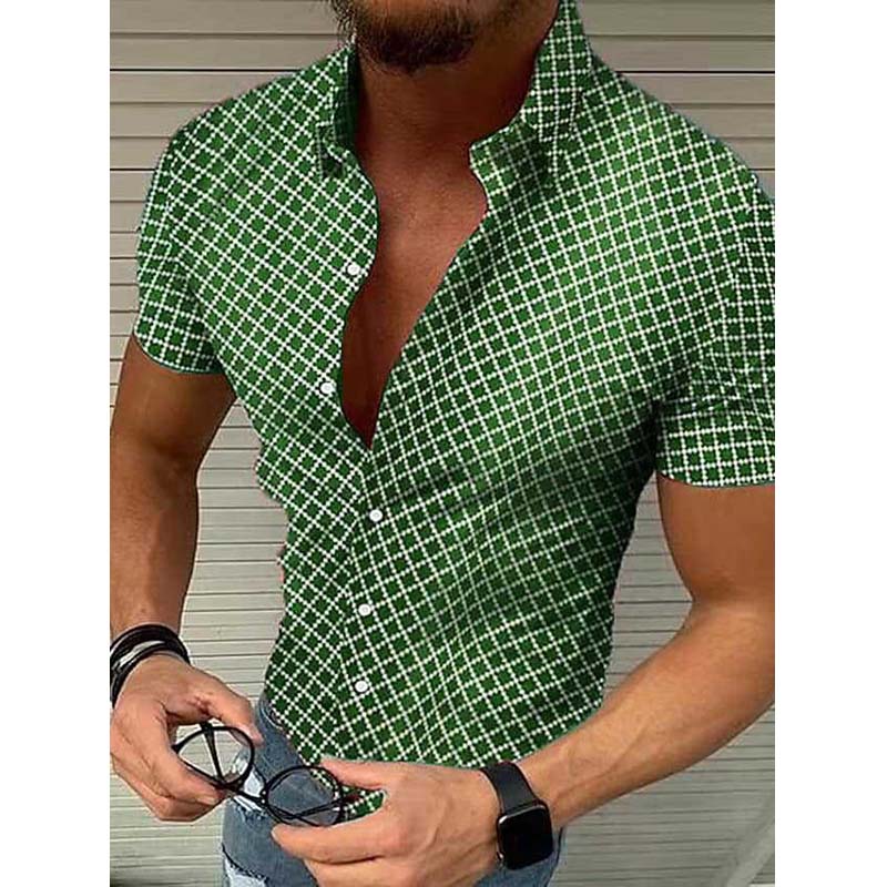 Herrenhemd Slim Fit Knöpfe Modern