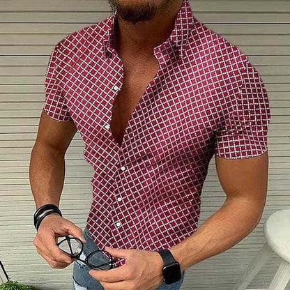 Herrenhemd Slim Fit Knöpfe Modern
