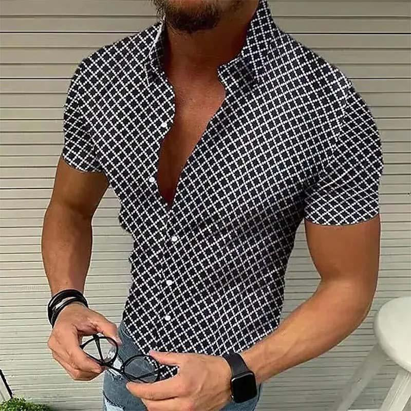 Herrenhemd Slim Fit Knöpfe Modern