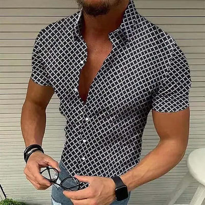Herrenhemd Slim Fit Knöpfe Modern