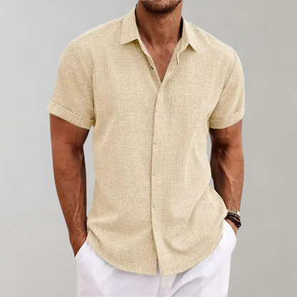 Sommer Poloshirt Herren Kurzarm Hemd - IdealeKleiden