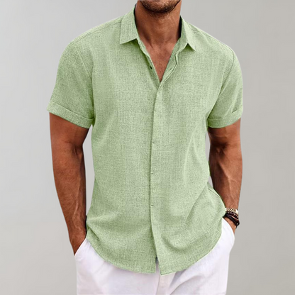 Sommer Poloshirt Herren Kurzarm Hemd
