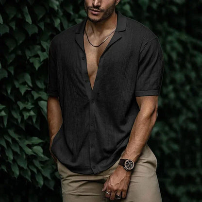 Leichtes Herren Poloshirt mit Knöpfen