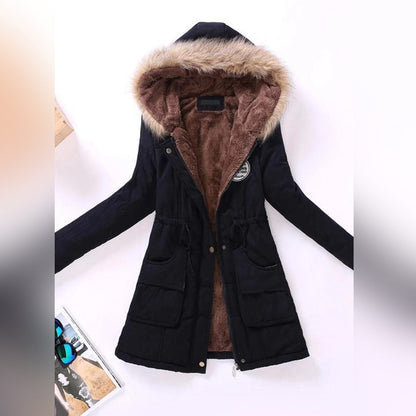 Damen Winterparka Warm Bequem Isoliert