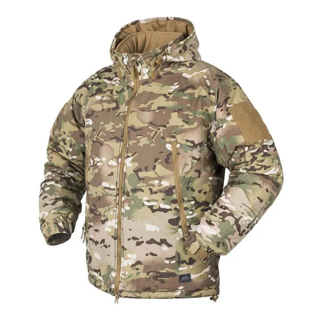 Herren Winterjacke Camo Tarnung