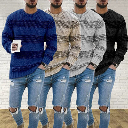 Grobstrick Pullover Norweger Stil Winter - IdealeKleiden