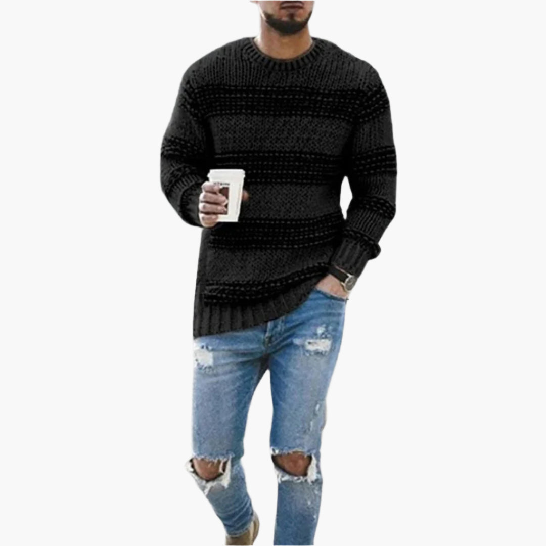 Grobstrick Pullover Norweger Stil Winter