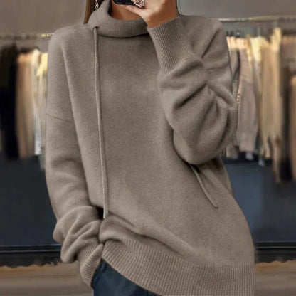 Ruby - Damenstrickpullover Langarm Weich