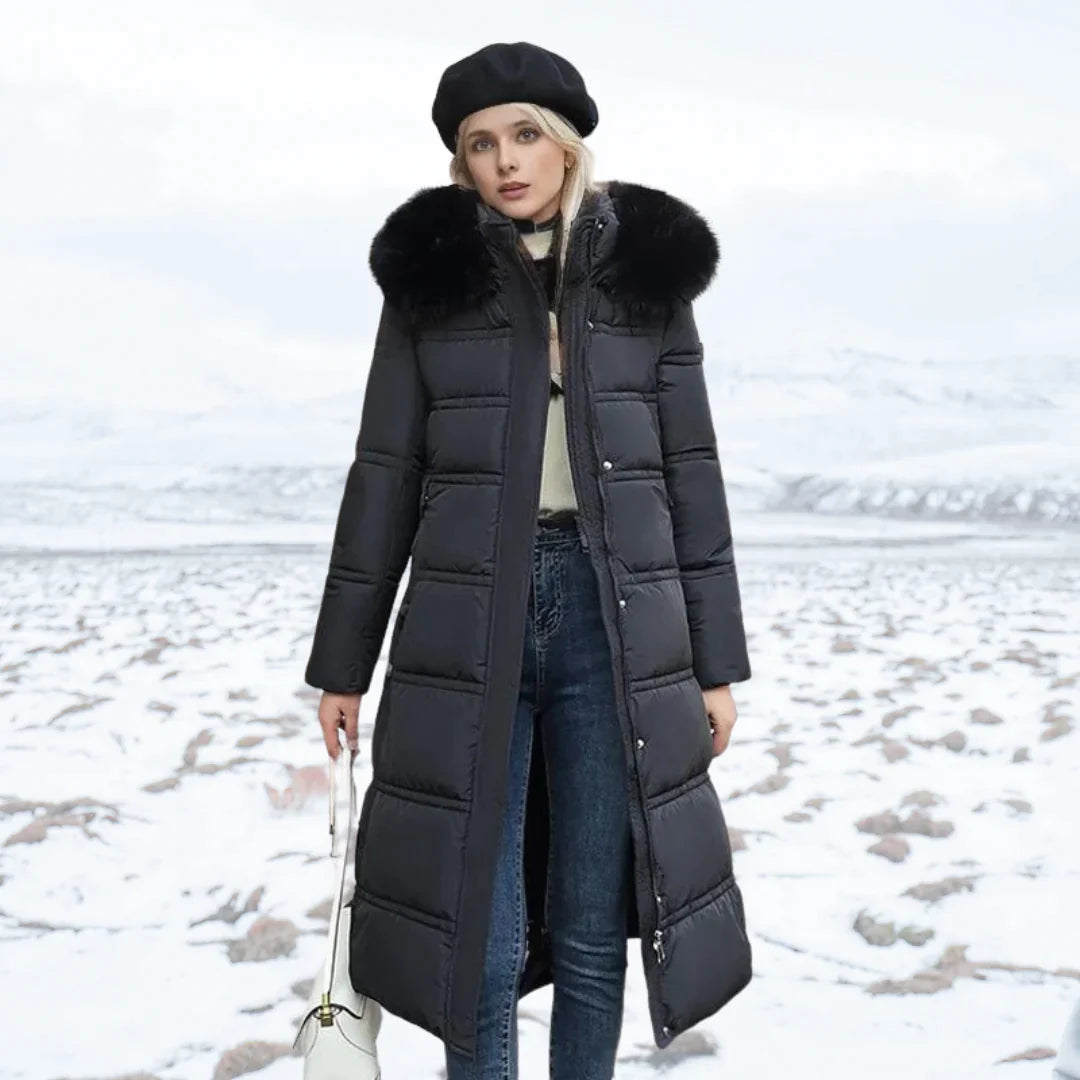 Warm gefütterte Damen Winterjacke