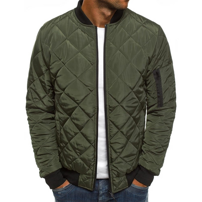 Bequeme Bomberjacke Männer Reißverschluss Taschen
