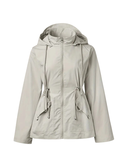 Moderne Regenjacke Frauen Wasserdicht