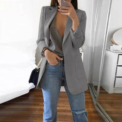 Modischer Streetwear Blazer Elegant Slim