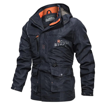 Windschutzjacke Damen, Wasserabweisend mit Abnehmbarer Kapuze