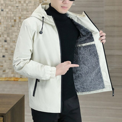Trendige Windjacke mit Kapuze Modern Style