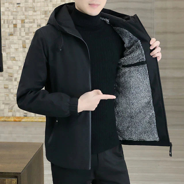 Trendige Windjacke mit Kapuze Modern Style