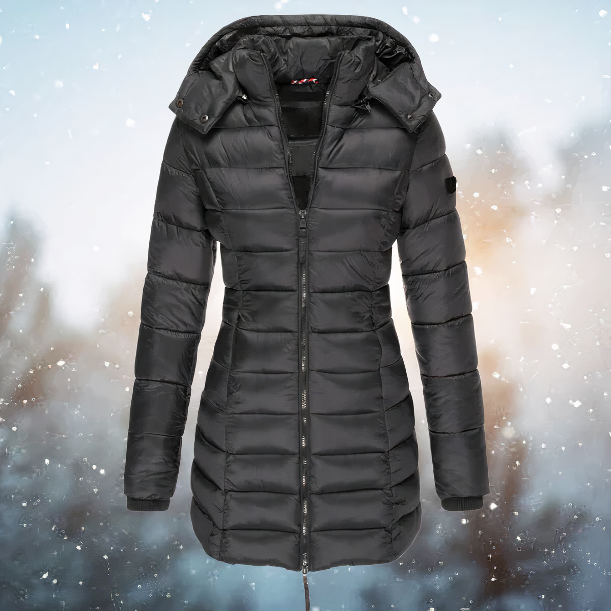 Frauen Winterjacke Figurformend Damenschneidung