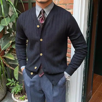 Elegante Herrenweste V-Ausschnitt Modern