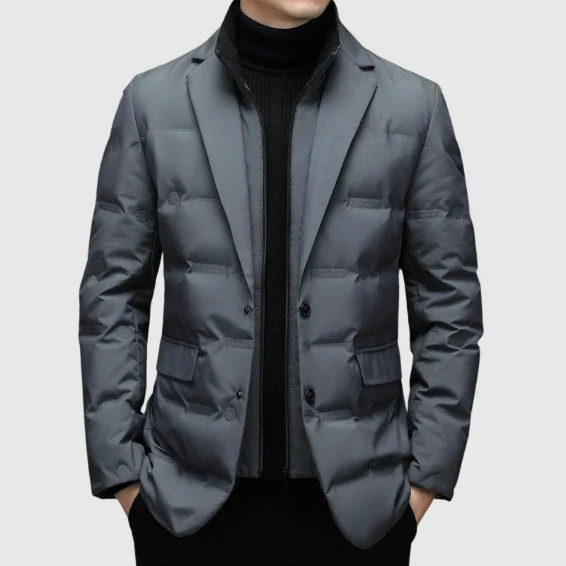 Elegante Steppblazer Damenjacke Zweiknopf Schnitt